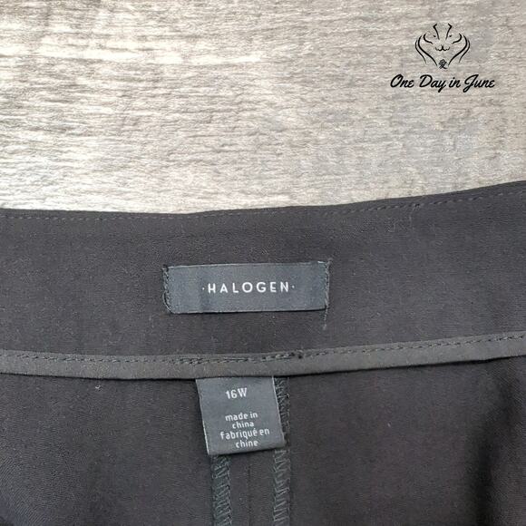 Halogen Plus Size Pull On Dress Pants Size 16W - Picture 2 of 6